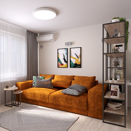 Дизайн интерьера квартиры 50 кв. м. | Планировки, Планировка дома, Квартира